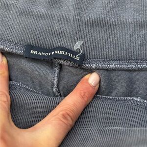 Brandy Melville Slate Blue Crew Sweatshirt